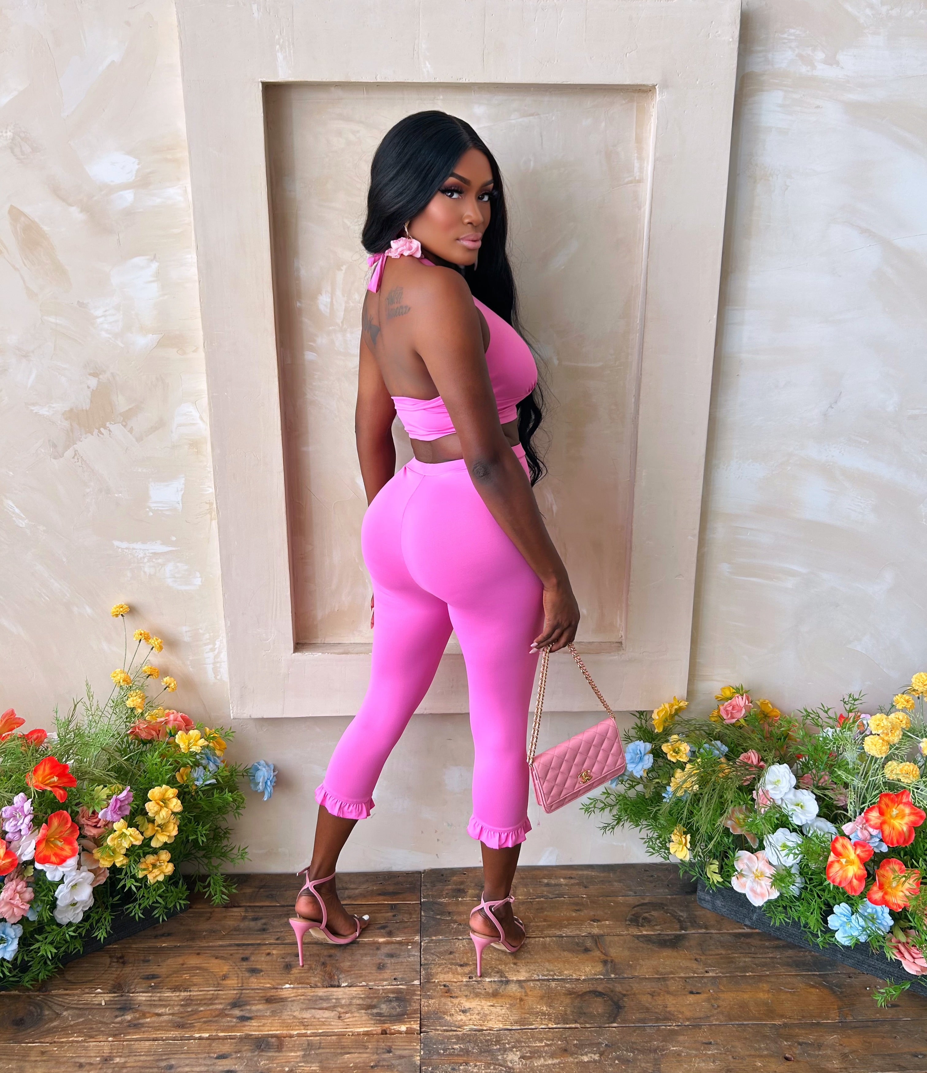 bibiy: B. CLUB PREPPY TOP ピンク Blair Bubble Gum Pink Halter Top – DaintyByBey